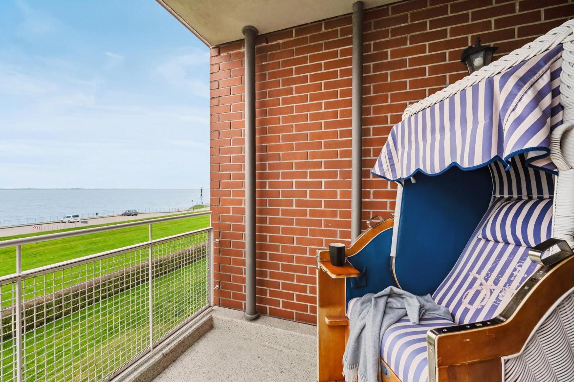 Strand-Apartment, Strandkorb, Meeresrauschen, Parkplatz Wilhelmshaven Kültér fotó