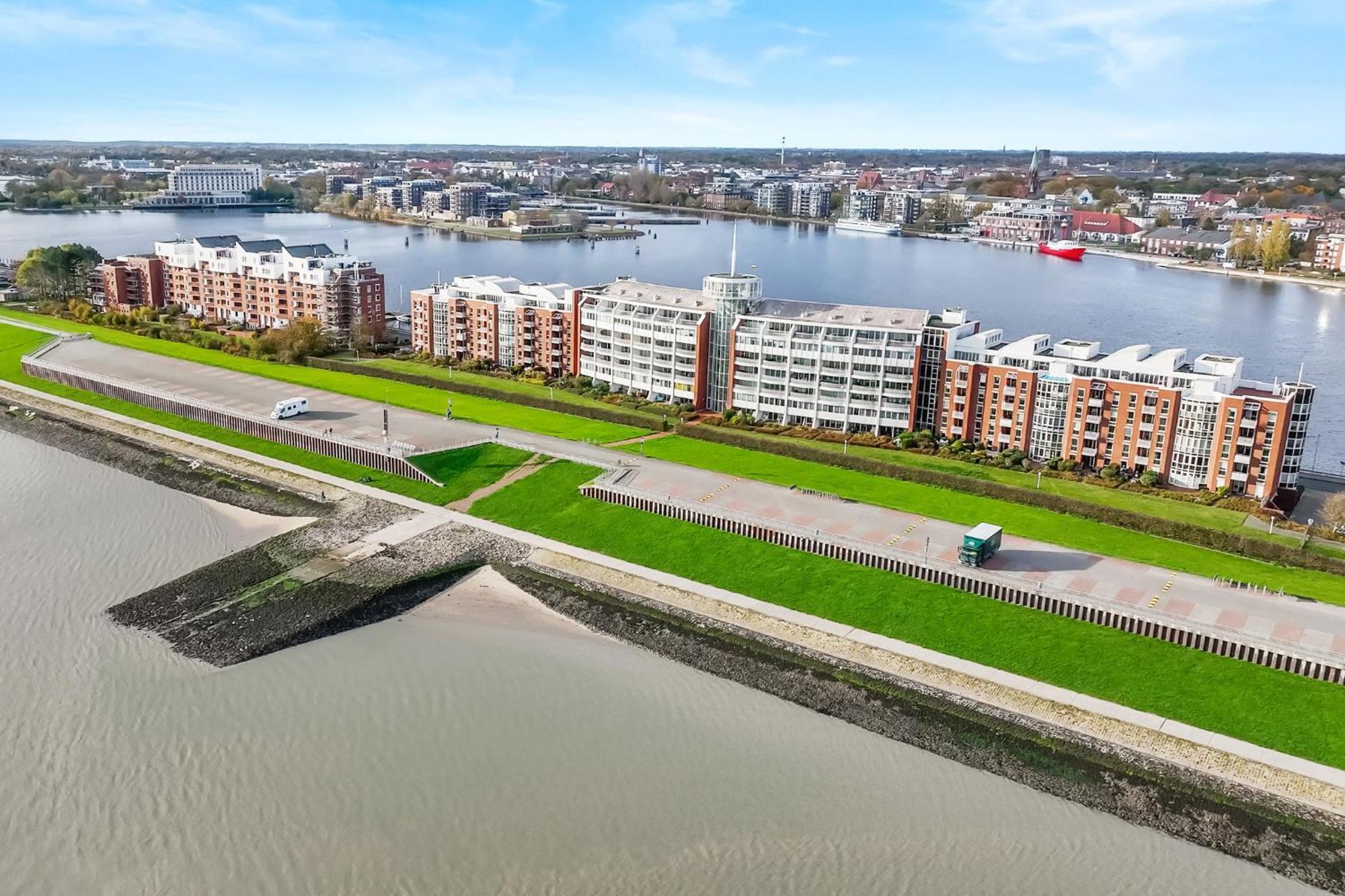 Strand-Apartment, Strandkorb, Meeresrauschen, Parkplatz Wilhelmshaven Kültér fotó