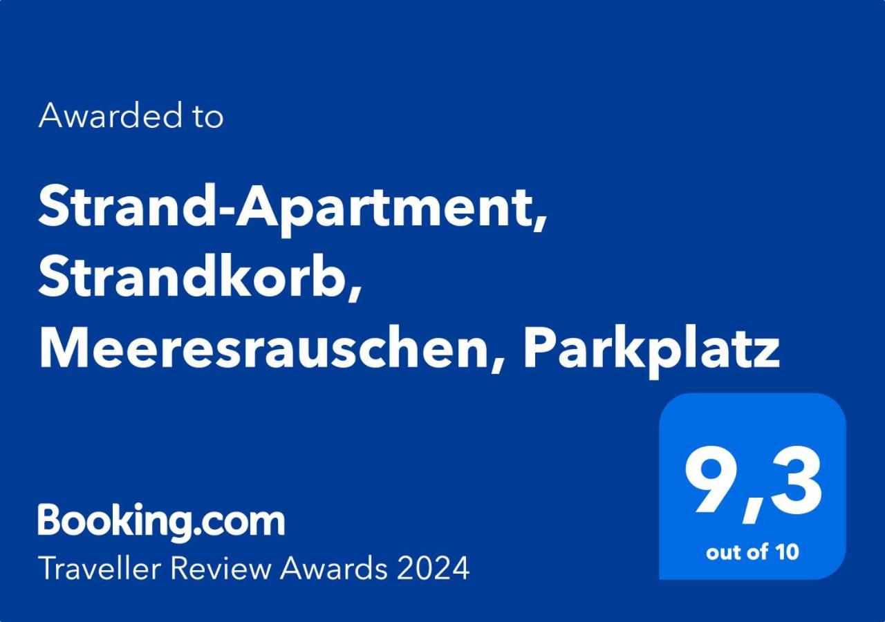 Strand-Apartment, Strandkorb, Meeresrauschen, Parkplatz Wilhelmshaven Kültér fotó